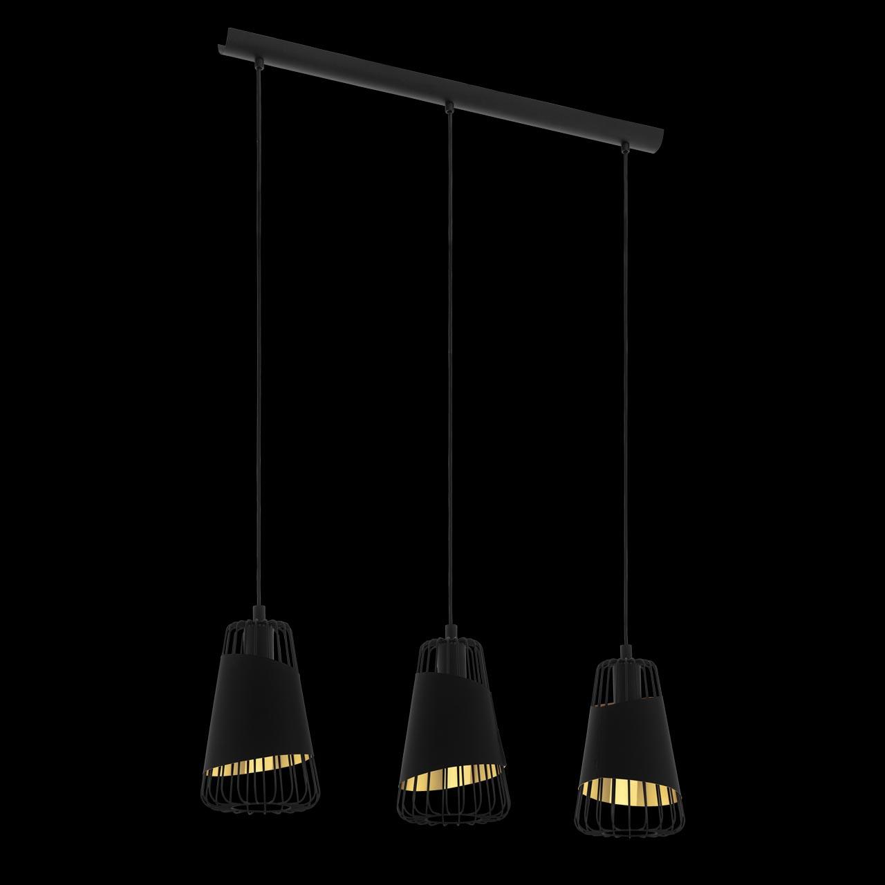 Подвесной светильник Eglo Austell 49448 EGLO ДИЗАЙНЕРСКИЕ, AUSTELL 221627 Черный  - Вид №1