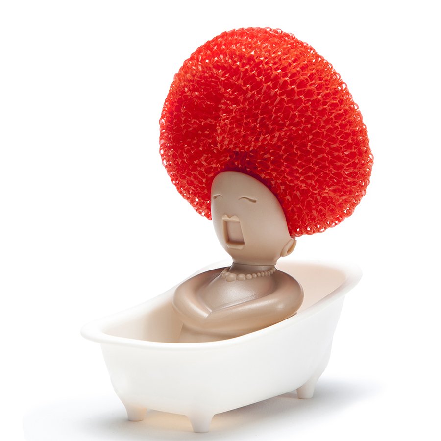 Держатель для кухонного скребка бежевый Soap Opera PELEG DESIGN ДИЗАЙНЕРСКИЕ 00-3871463 Бежевый;белый;коричневый  - Вид №2