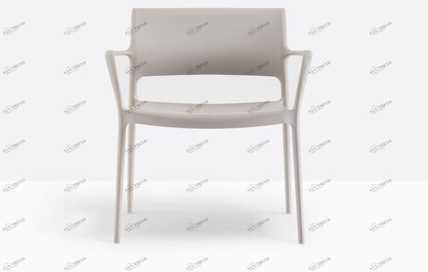 Pedrali Штабелируемое кресло из полипропилена с подлокотниками Ara sun-id-1371517