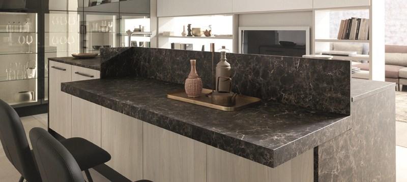 Febal Casa Кухня из лакированного ламината с островом sun-id-1418440 - Вид №4