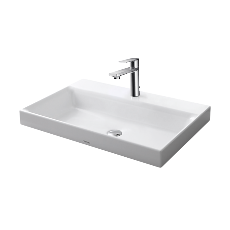 LW1617C Накладная раковина консольная прямоугольная TOTO 
