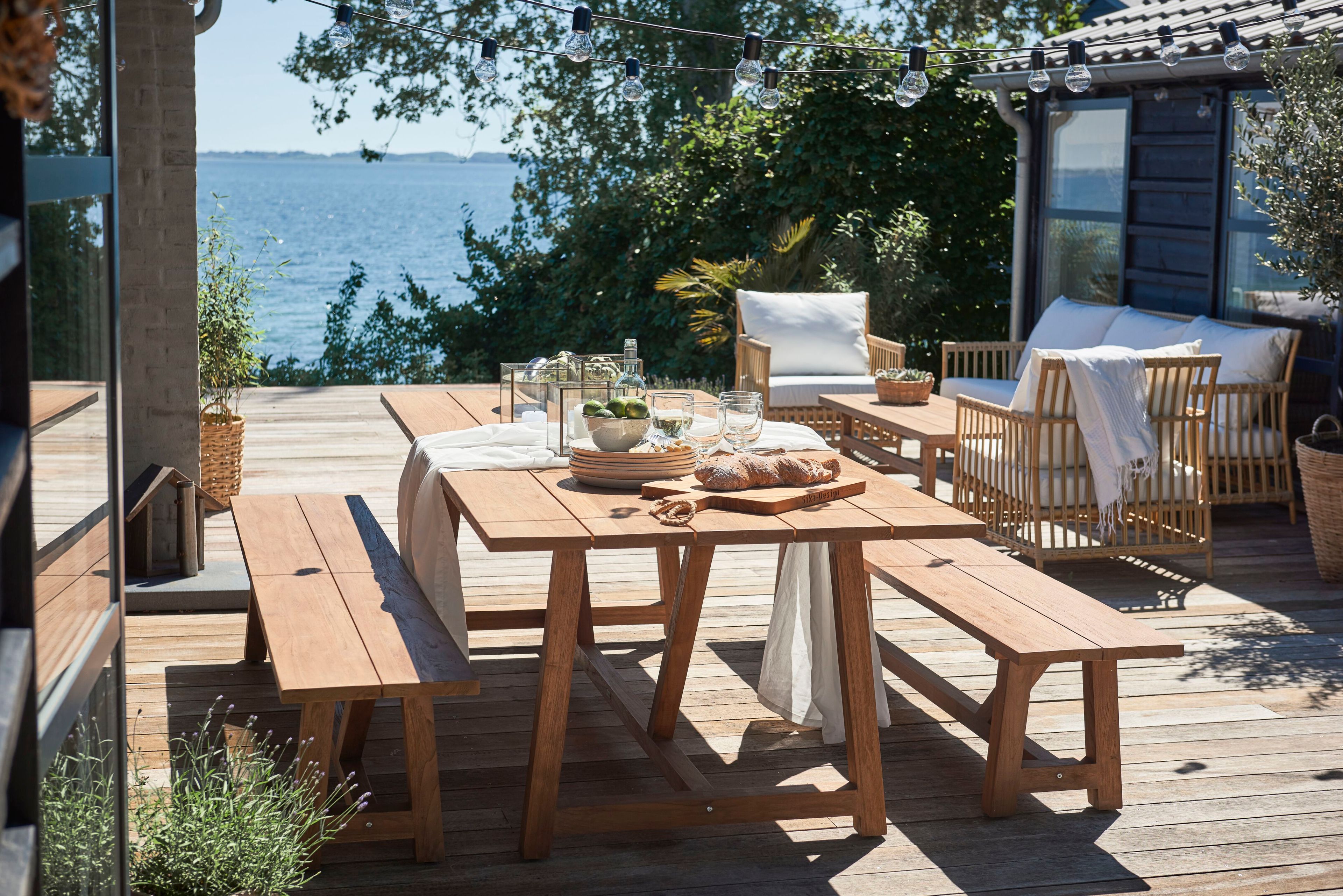 Садовая скамейка из тикового дерева Sika Design Teak Exterior ARCH-00125673 - Вид №1