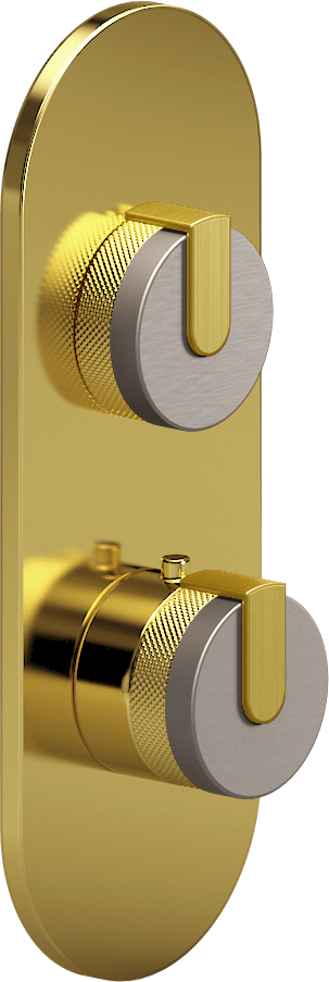 E-8026-R1SNE0-L1BB-AU-T Планка M-Series с 2 ручками - Внешняя часть GRAFF MOD+