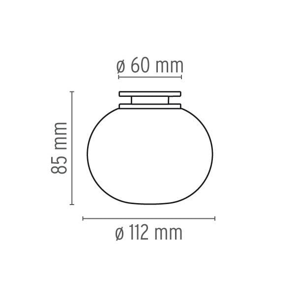 Опаловое стекло бра Flos Glo-Ball ARCH-00101486 - Вид №3