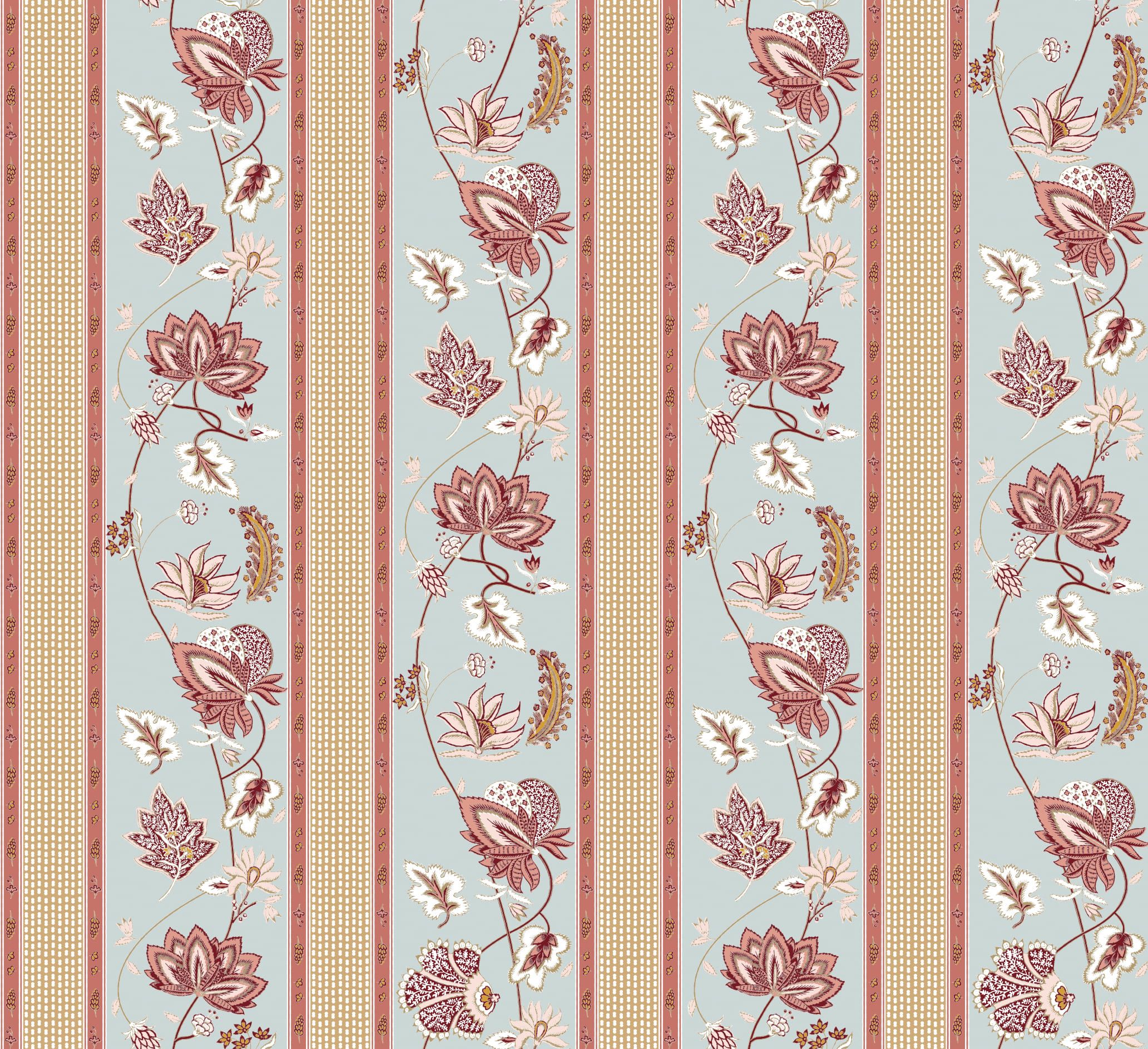 Цветочные узоры нетканые обои LELIEVRE Quenin-Belle Époque ARCH-00044249 - Вид №1