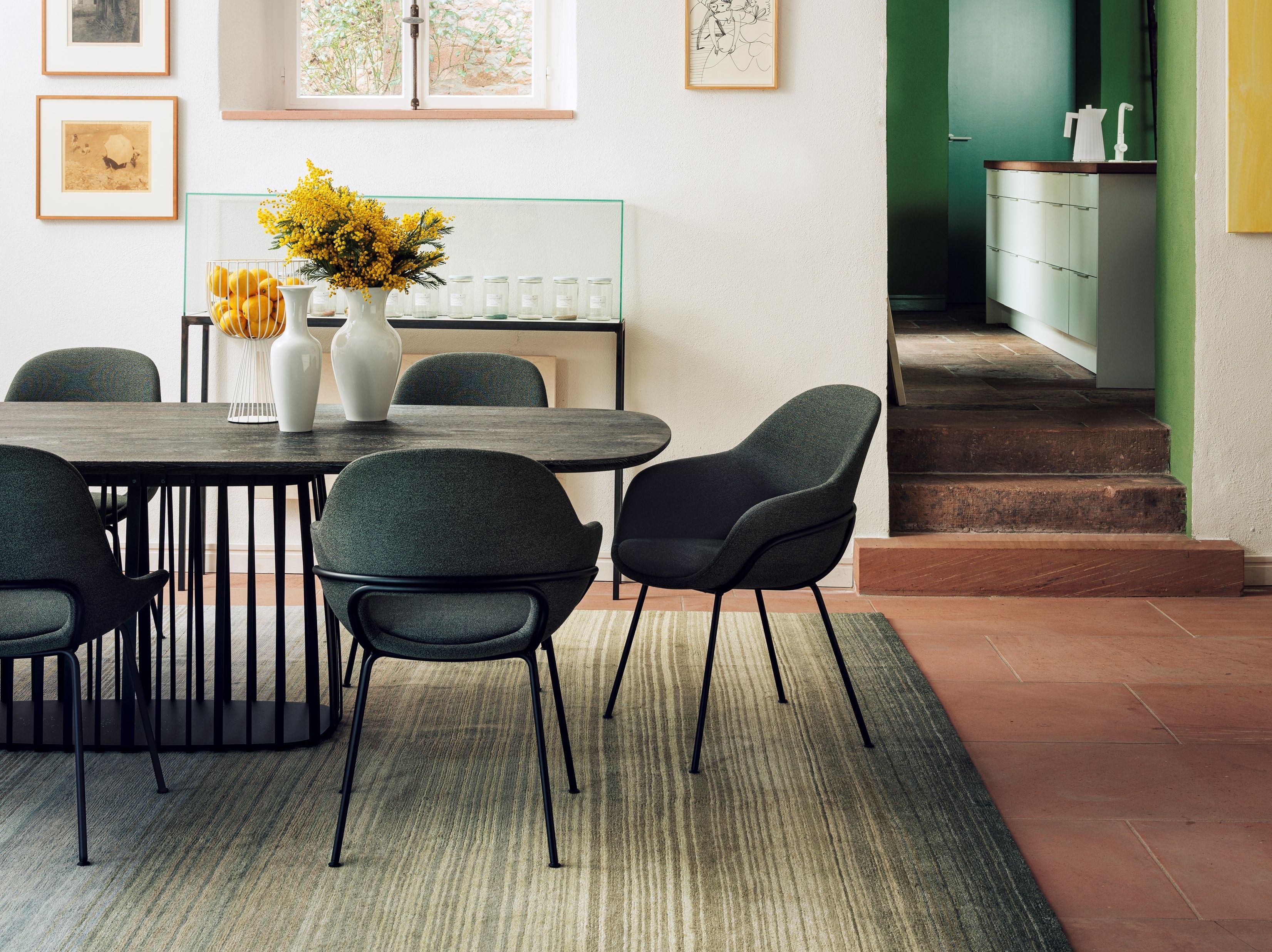 Эргономичное тканевое кресло с подлокотниками Freifrau Thea ARCH-00103613 - Вид №4