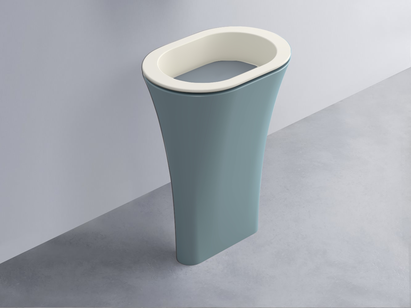 AMLA65-TL+AMPILO-BR+AMCOLO-PL Раковина Amedeo Ovale отдельностоящая cielo Enjoy + Amedeo Ceramica Cielo