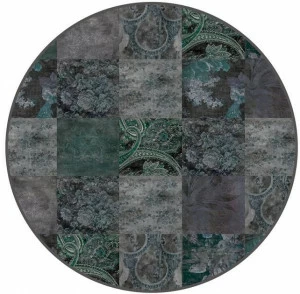 YO2 Круглый коврик в стиле пэчворк из полиамида Olden masters