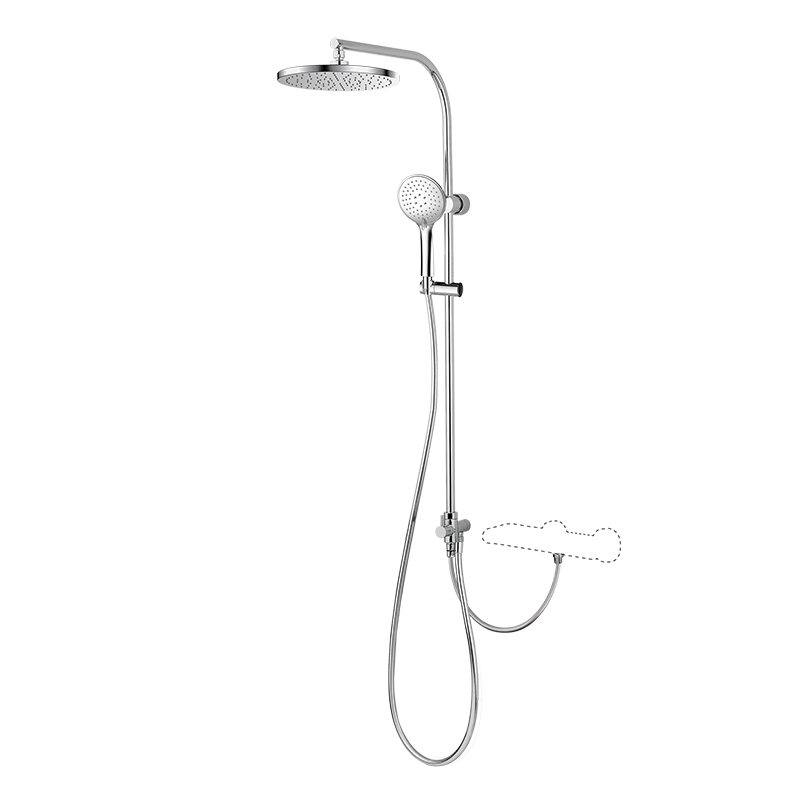 058726 PREMIUM Фиксированный колонок для внешних смесителей Хром GRB MIXERS 