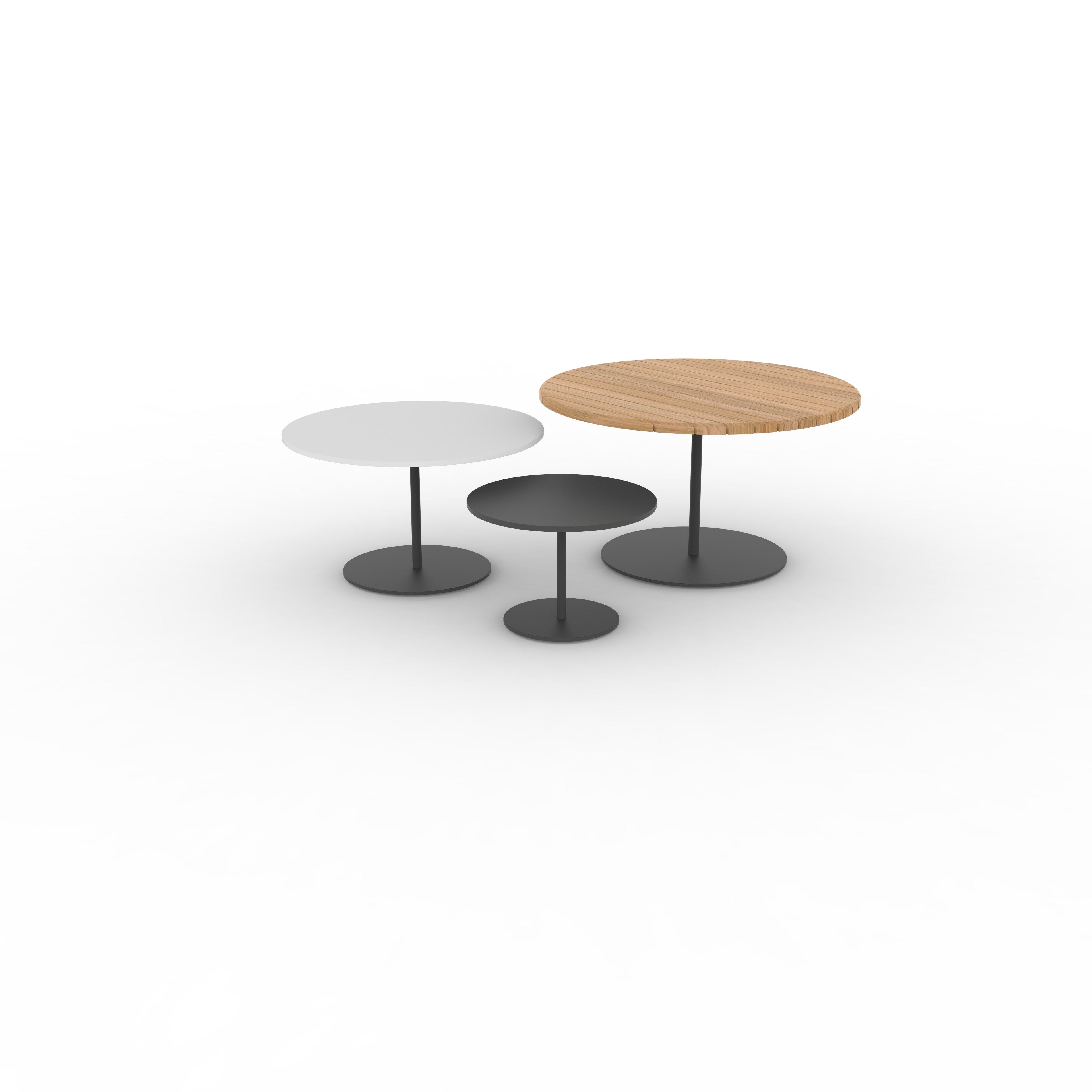 Высокий круглый стол из тикового дерева Royal Botania ARCH-00054113 - Вид №6