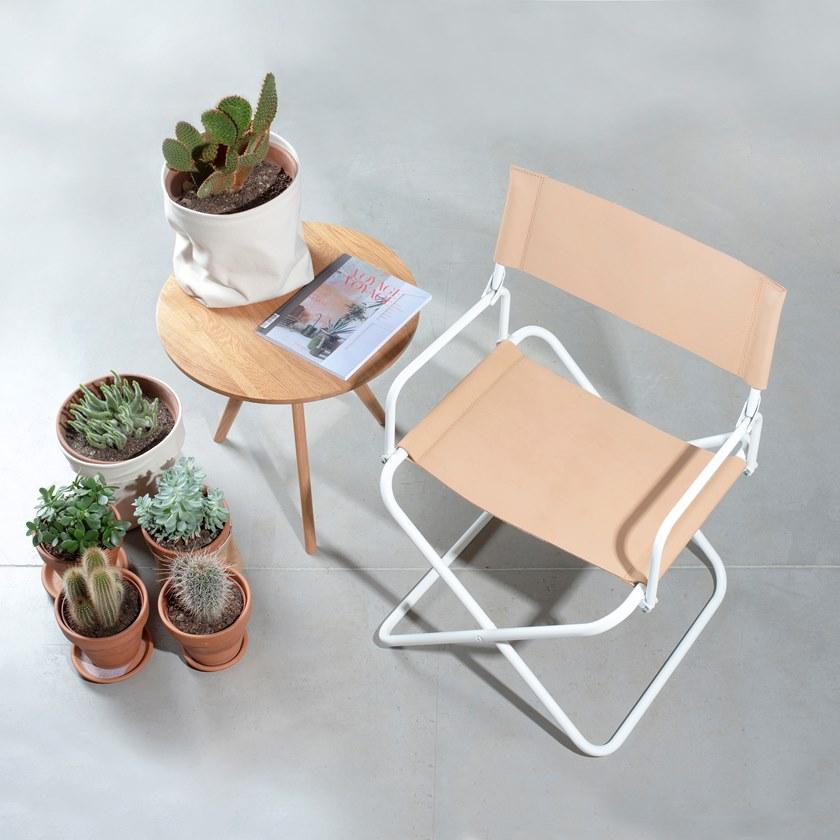 Lafuma Mobilier Складное садовое кресло из кожи Lison Lfm5045_9626 - Вид №1