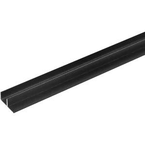 Планка угловая F-образная 60x1.5 см для стеновой панели 6 мм цвет черный 89337173 STLM-2048603