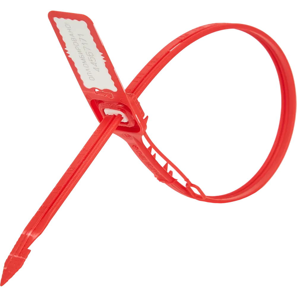 Пломба Европартнер номерная универсальная с замком из нержавеющей 340 мм 30 шт STLM-2040013 - Вид №1