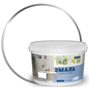 Эмаль акриловая матовая цвет белый 2.5 кг 14542935 STLM-2057641
