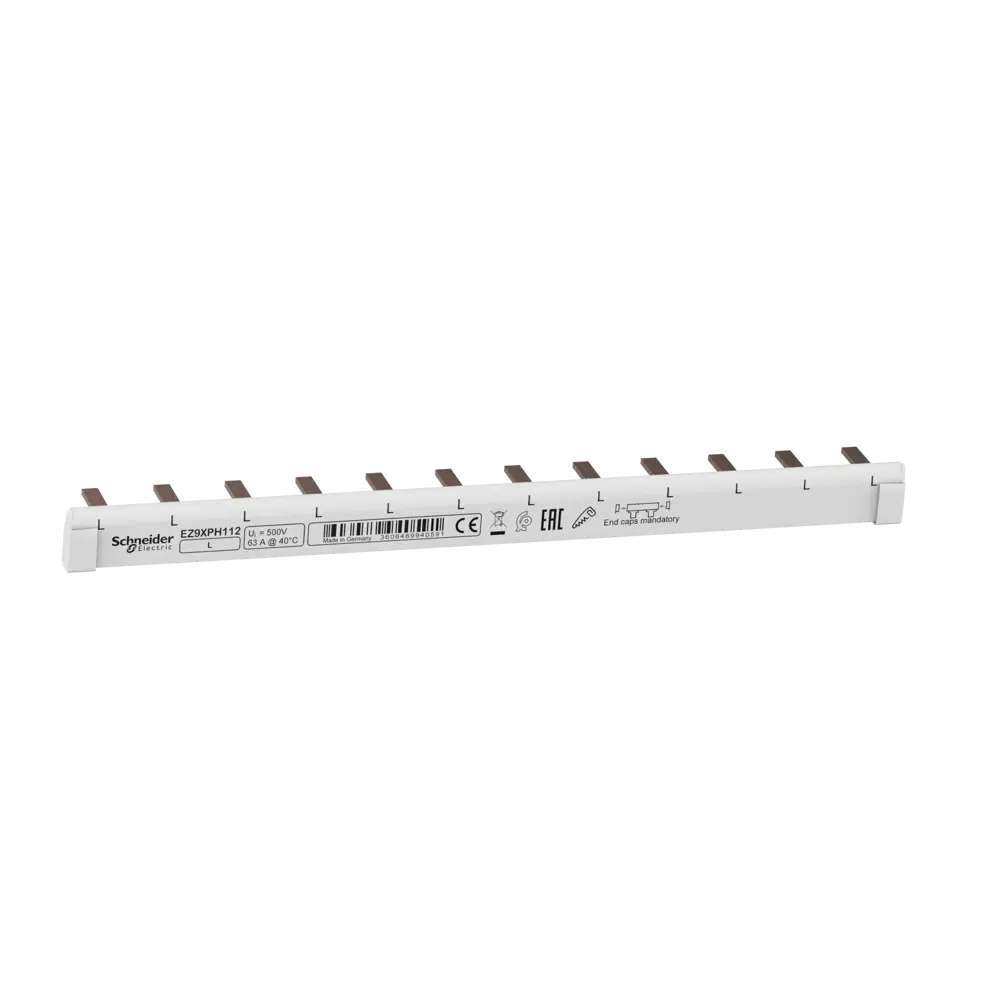 Шина гребенчатая 1П, 12 модулей, 12 мм 83839908 STLM-2013616 Schneider Electric  - Вид №1