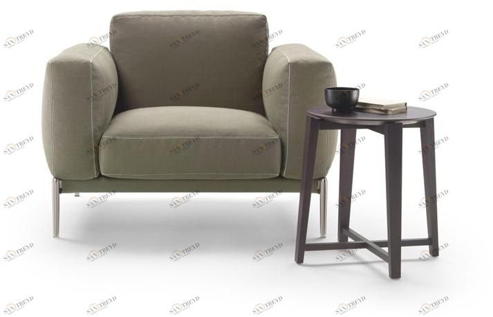 Flexform Кресло из ткани со съемным чехлом с подлокотниками Romeo sun-id-1387967