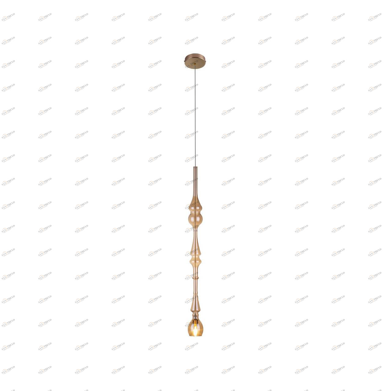 Подвесной светильник Crystal Lux Lux New SP1 D Amber CRYSTAL LUX LUX NEW 275739 Янтарный 