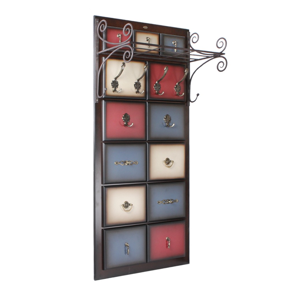 15004 Вешалка настенная Пандора 3 Орех Mix BOGACHO 4627139505181 - Вид №1