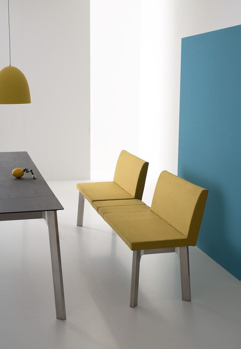 Pointhouse Тканевая раздвижная скамья со спинкой Krono sun-id-1502098 - Вид №4