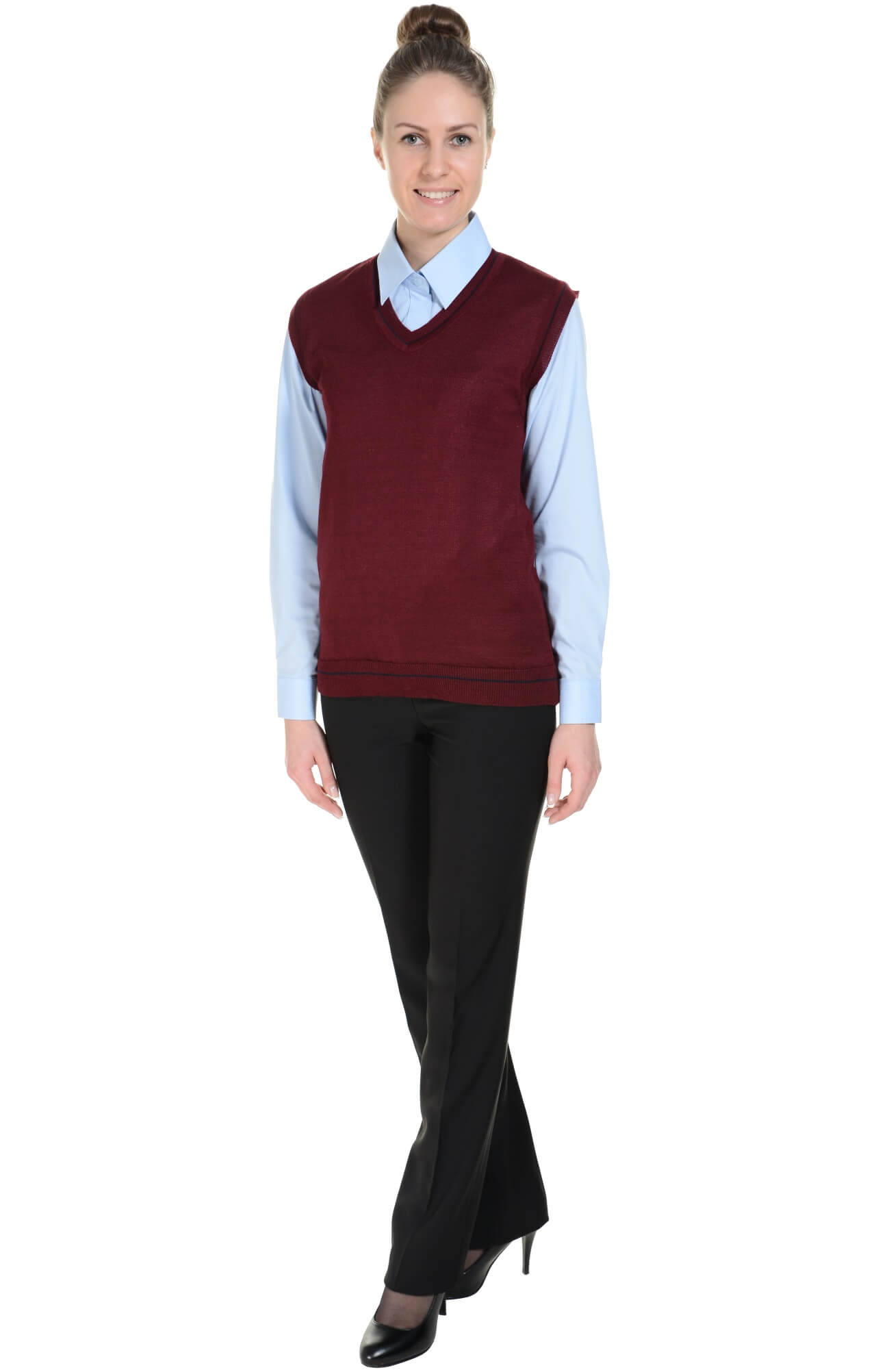 5042990 Жилет трикотажный женский в ассортименте  Одежда для официантов  размер 44-46 Спецодежда  - Вид №2