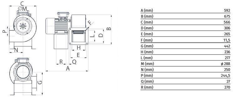 Vortice Центробежный аспиратор Vorticent c e 30337 - Вид №4