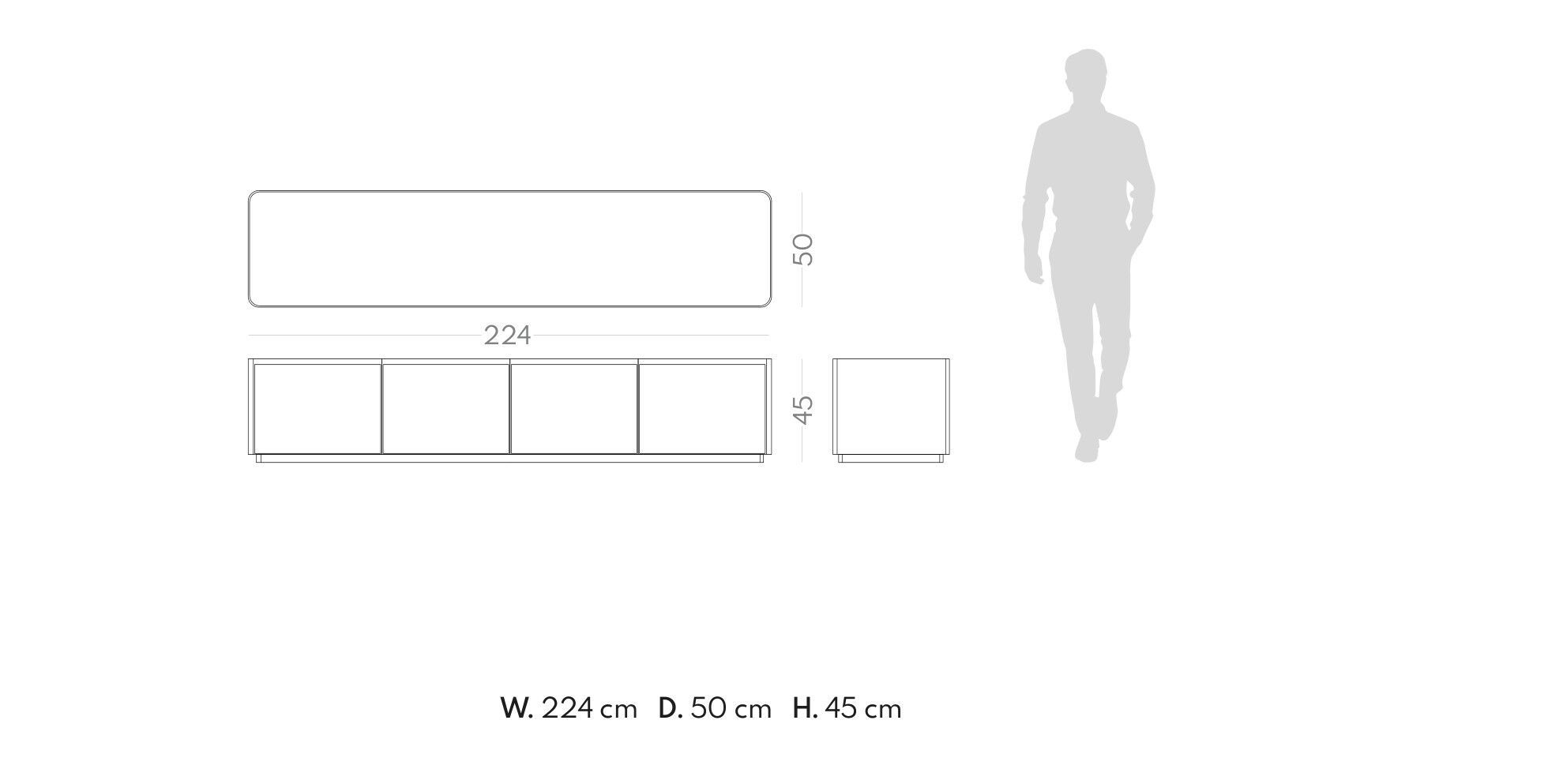 Деревянный шкаф для телевизора с распашными дверцами PRADDY Metro ARCH-00130439 - Вид №3