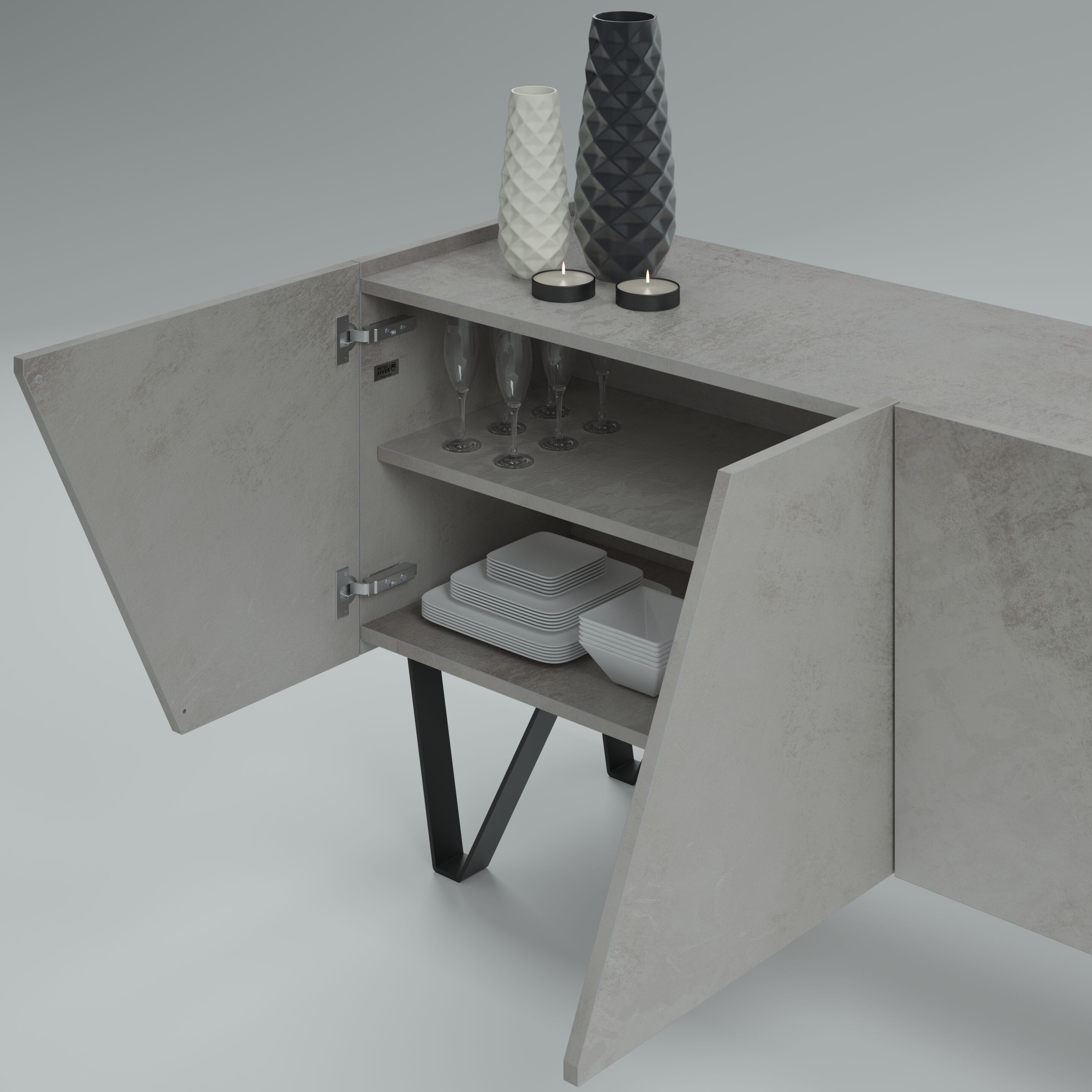 Мадия в облагороженном с распашными дверями Mobili Fiver EMMA ARCH-00126209 - Вид №17