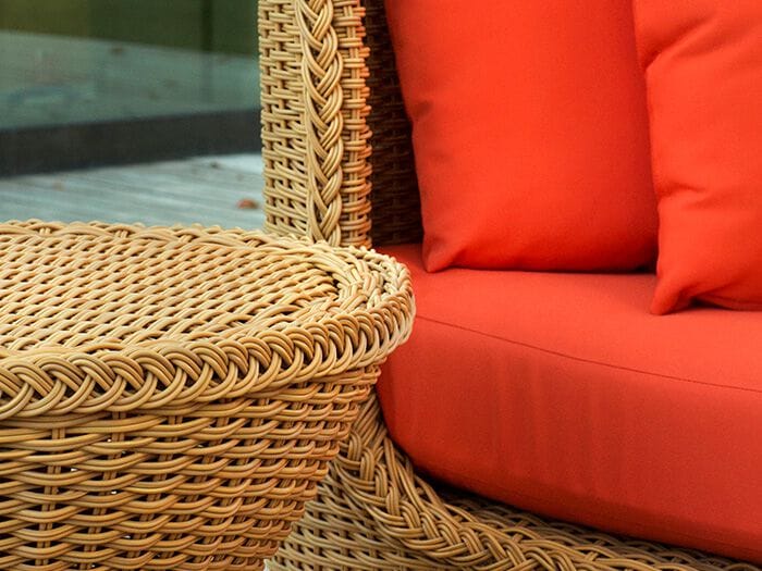 Садовое кресло из смолы с подлокотниками Walters French Braid ARCH-00037590 - Вид №2