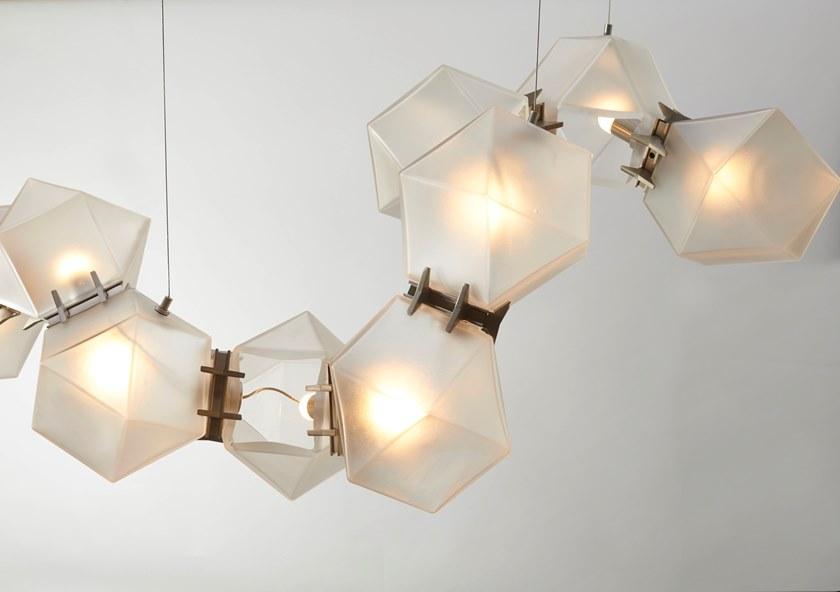 GABRIEL SCOTT Светодиодная подвесная лампа из дутого стекла Welles sun-id-1388442 - Вид №7