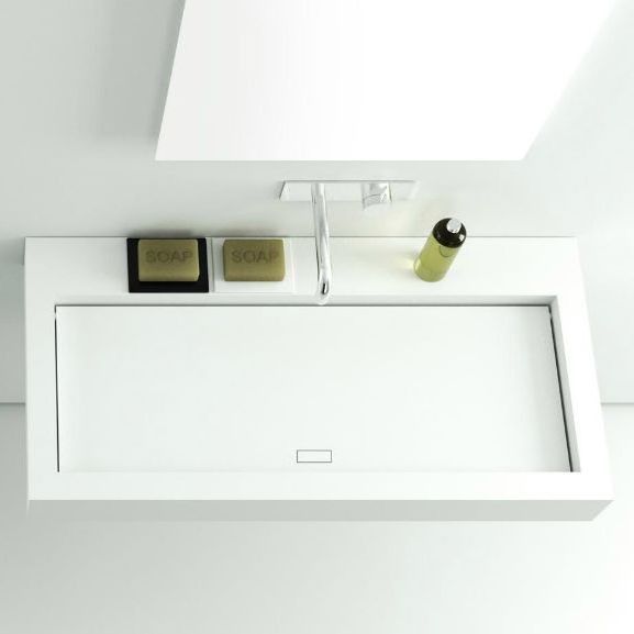 47020 Подвесная раковина настенная овальная MOMA Design  белая  - Вид №1