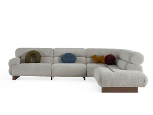 Модульный угловой диван из ткани