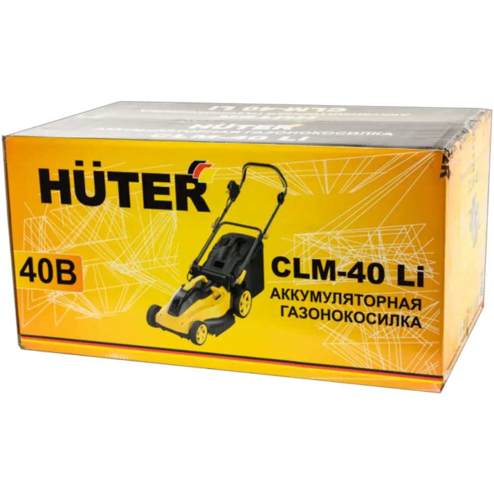 Газонокосилка аккумуляторная бесщеточная Huter CLM-40 LI 40 В 37 см 1x4 Ач АКБ и ЗУ входит в комплект 89364848 STLM-2071452  - Вид №17