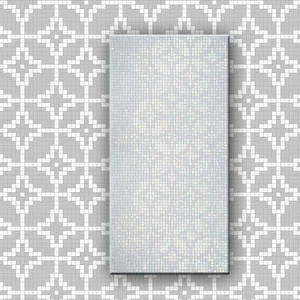 МОЗАИКА ИЗ СТЕКЛА D-05 WHITE ALMA ПАННО 20