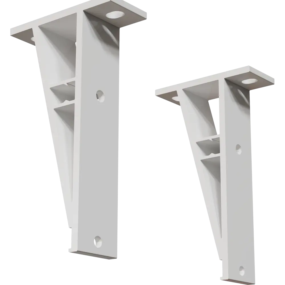 Кронштейны для крепления маркизы Naterial, сталь, цвет белый, 2шт. 83402883 STLM-2138989 