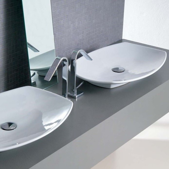 25364 Накладная раковина на столешницу  овальная Ceramica Hidra  - Вид №1