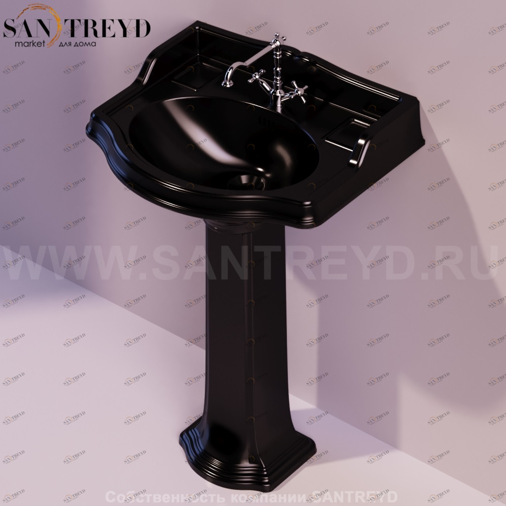 AR814NERO Подвесная раковина настенная овальная Simas Arcade черная