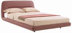 Ligne Roset Двуспальная кровать из ткани с мягким изголовьем
