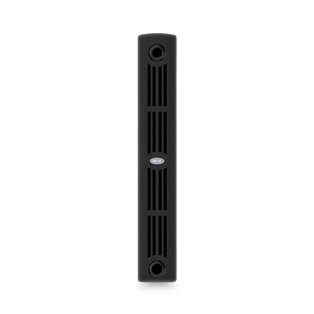 Радиатор секционный Rifar Supremo S50006RAL9005 500/90 6 секций боковое подключение биметалл черный 82560801 STLM-2137906 - Вид №2