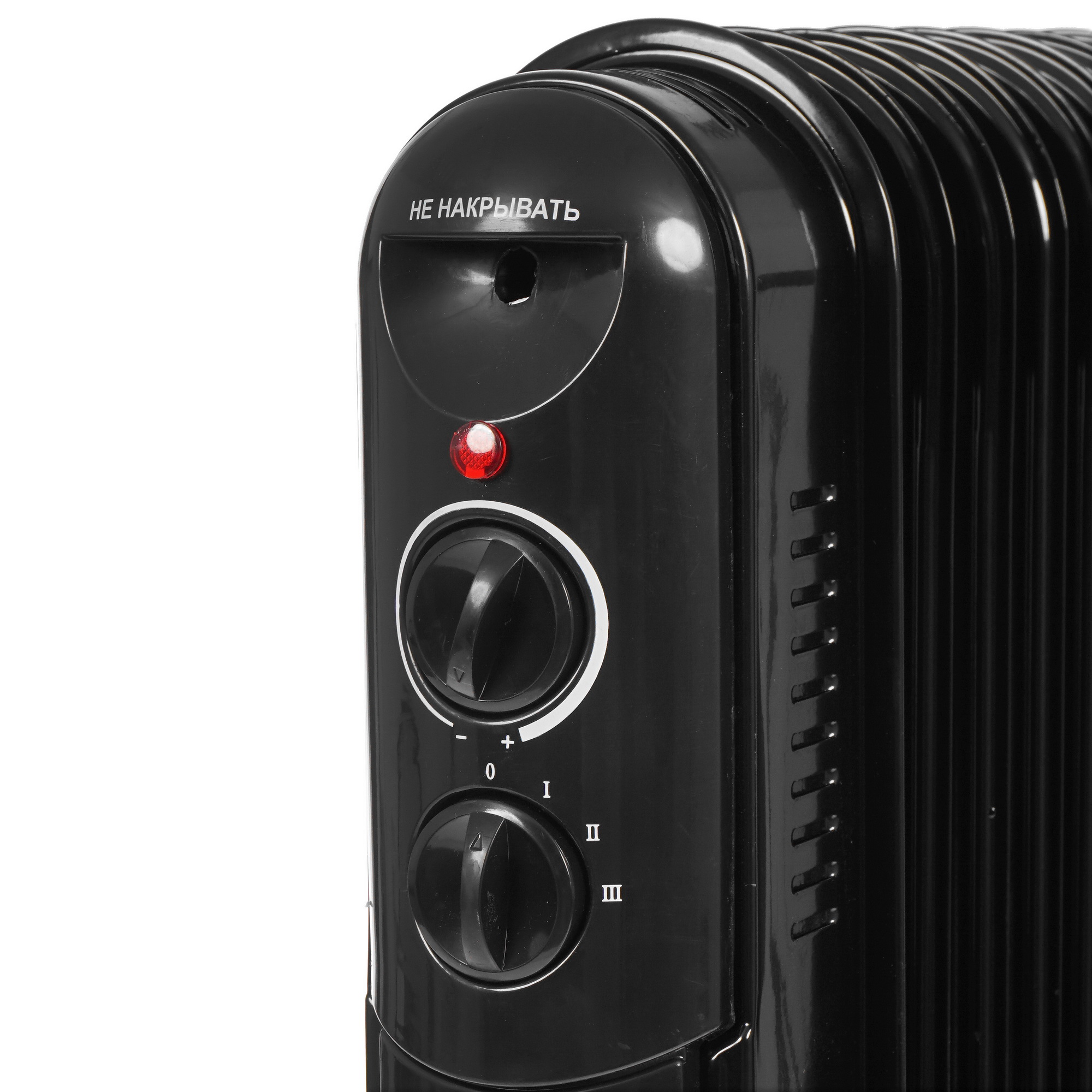 5301973 Масляный обогреватель Ресанта ОМПТ-12НЧ черный STDN-0086367 - Вид №3