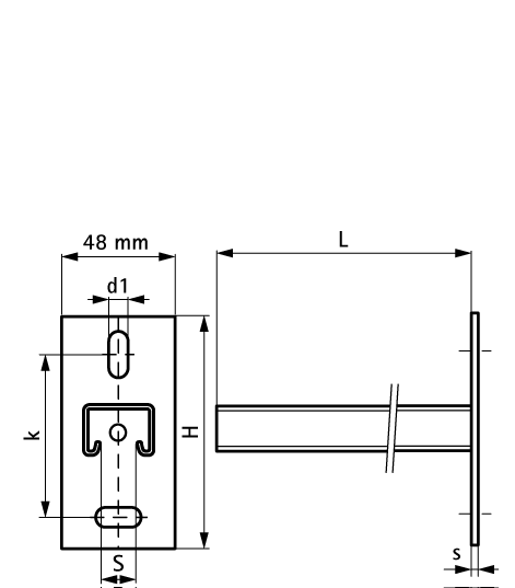 6603873 BIS RapidStrut® Консоли стеновые (BUP1000) монтаж к стене и полу walraven  - Вид №1