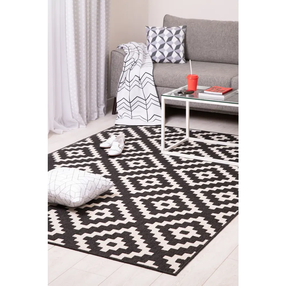 Ковер полипропилен Fenix 20454/663 80x150 см цвет черный 82062993 STLM-2206791 BALTA RUGS  - Вид №4
