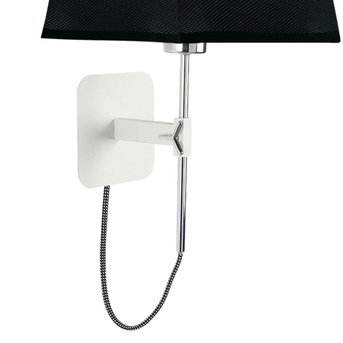 065625 Бра 5318+5240 черный абажур, белая основа Mantra Habana - Вид №1