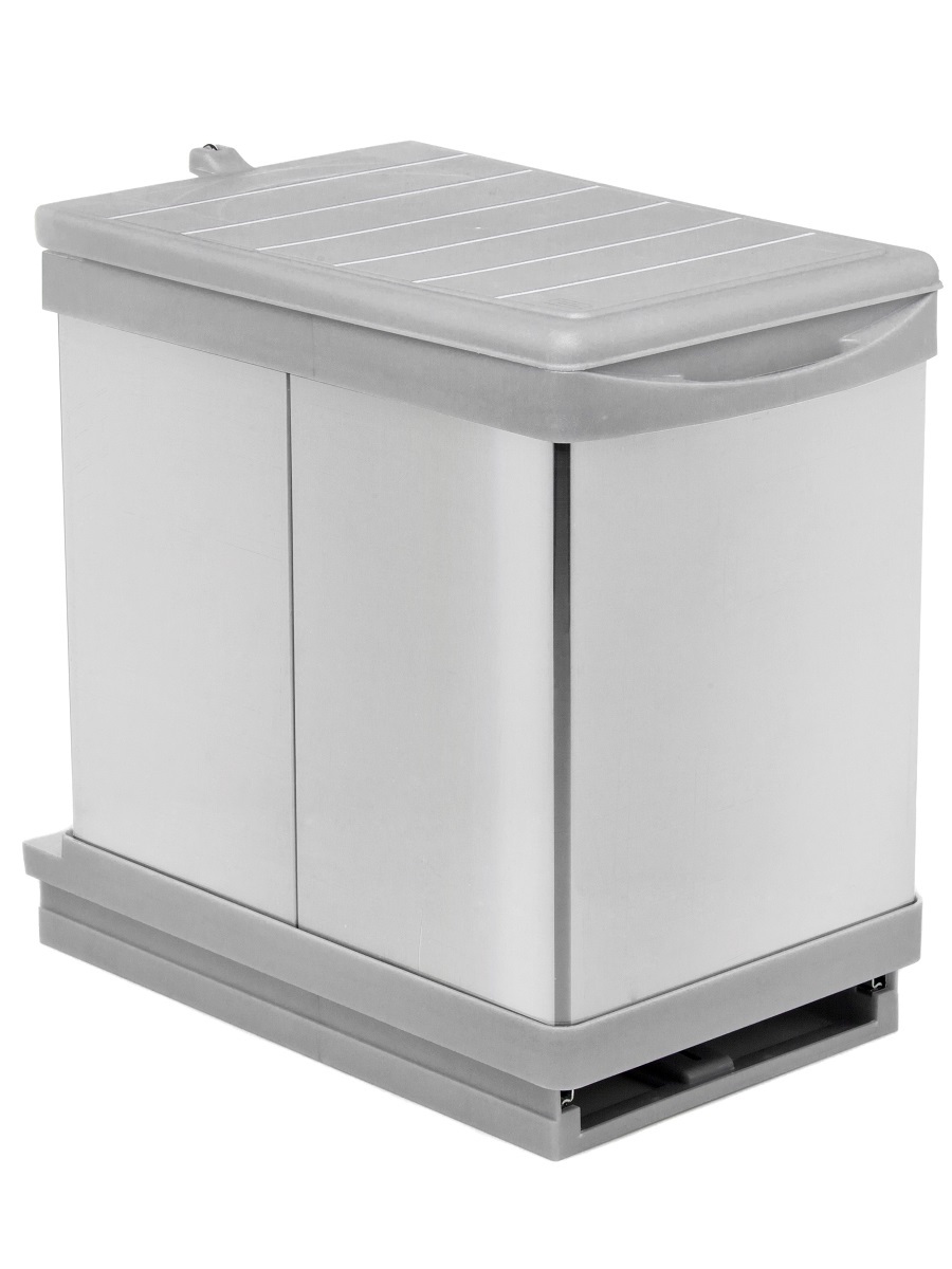 Контейнер для мусора на дверцу Beta 350/16 Metallic Grey NAVAKO 10016 - Вид №1