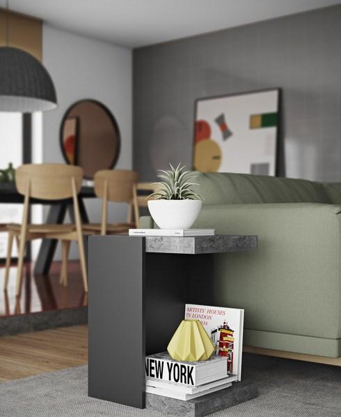 TemaHome Журнальный столик с журнальной стойкой sun-id-1440767 - Вид №4