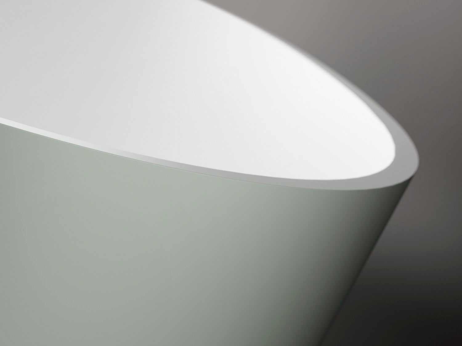 Овальная ванна в центре комнаты в твердой поверхности Gruppo Treesse мебель для ванной комнаты-отдельно стоящие ванны ARCH-00028203 - Вид №11