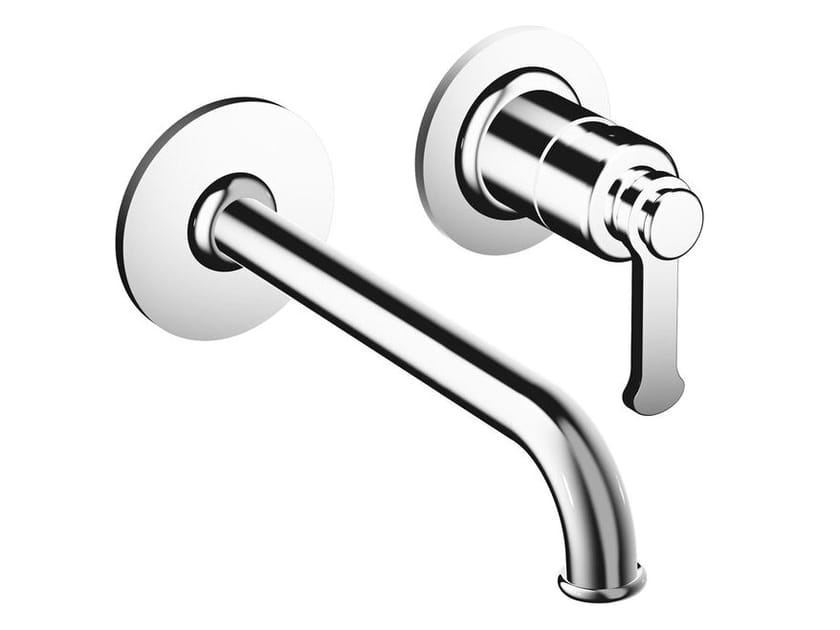 Однорычажный смеситель для раковины с 2 отверстиями без слива CRISTINA Rubinetterie Маяк ARCH-00100612