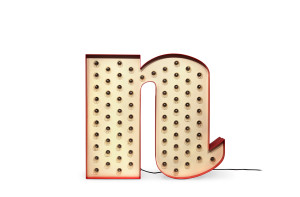 CIST132 Настольная лампа в детскую Буква Н