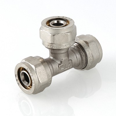VTm.331.N.262620 Фитинг обжимной – тройник Valtec 26 х 26 х 20 мм  - Вид №7