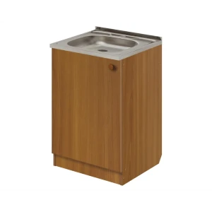 90473945 Напольный шкаф с мойкой Лидер Эконом ТМ4210 50x82x60 см ЛДСП цвет ольха STLM-1390312
