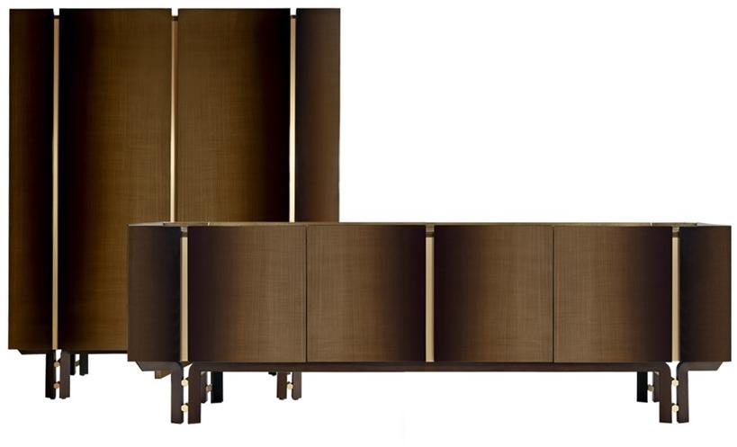 Paolo Castelli Буфет из лакированной мдф с распашными дверцами Dromo sun-id-1397800 - Вид №1